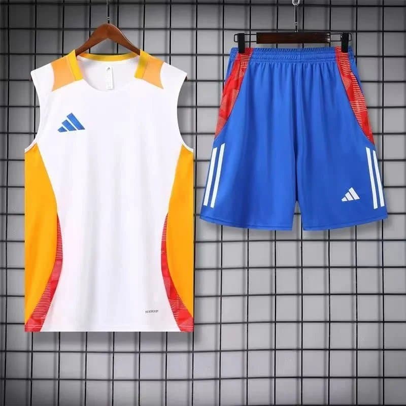 Adidas Real Madrid Training Set Navy White Orange — 40