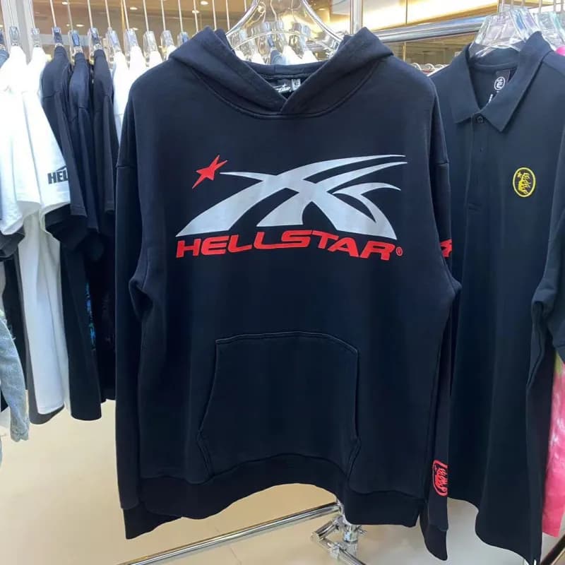 Travis Scott Zip-Up Hoodie Flame Star Graphic — 59