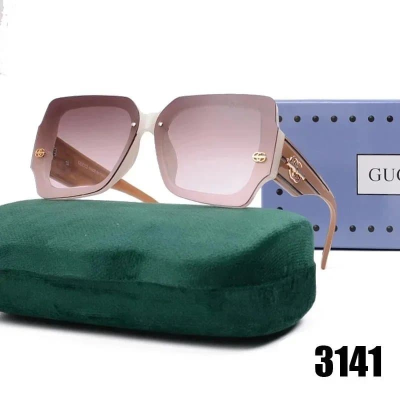 Gucci Square Sunglasses Gradient Lens — 060103008-1