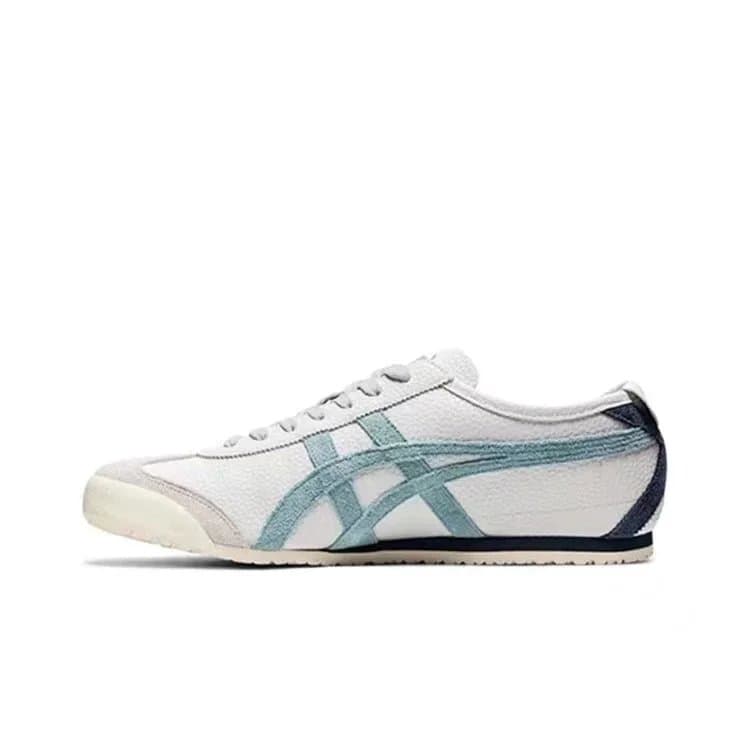 Onitsuka Tiger Mexico 66 Classic — TG版 鬼冢虎 · 皮面白青蓝1183B039-020