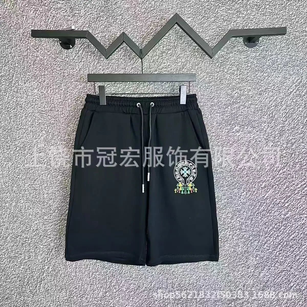 Chrome Hearts Embroidered Shorts Cross Logo — 30