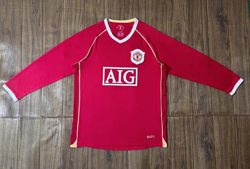 Adidas Home Long-Sleeve Jersey AIG Sponsor