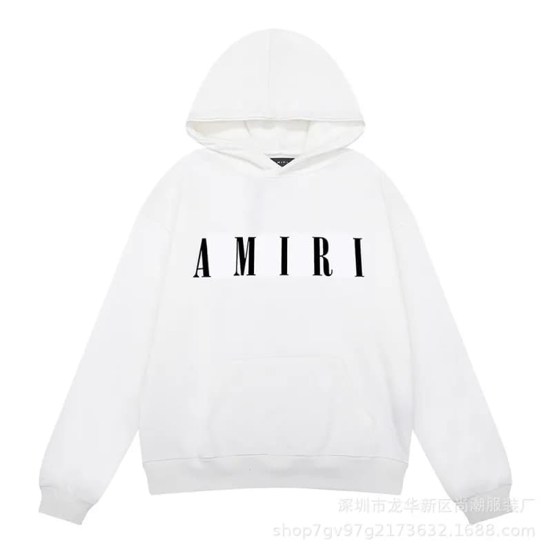 Amiri Hooded Sweatshirt Graphic Print — CA0034