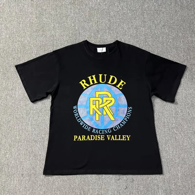 Rhude Script Logo Tee Signature Script — 藕色 如图所示67 黑色