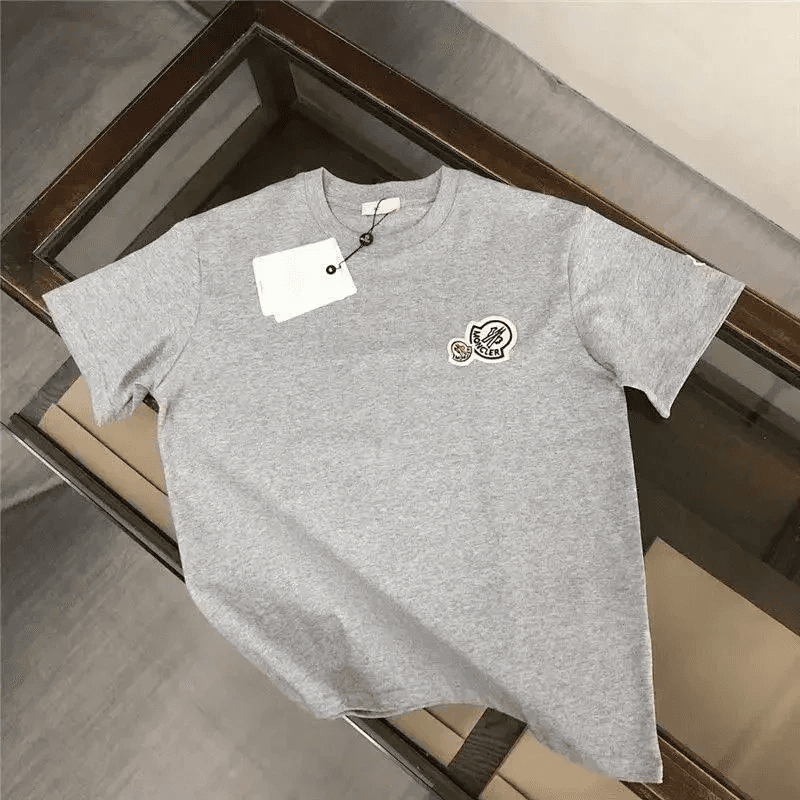 Moncler Logo T-Shirt Classic Logo — Moncler-灰色2