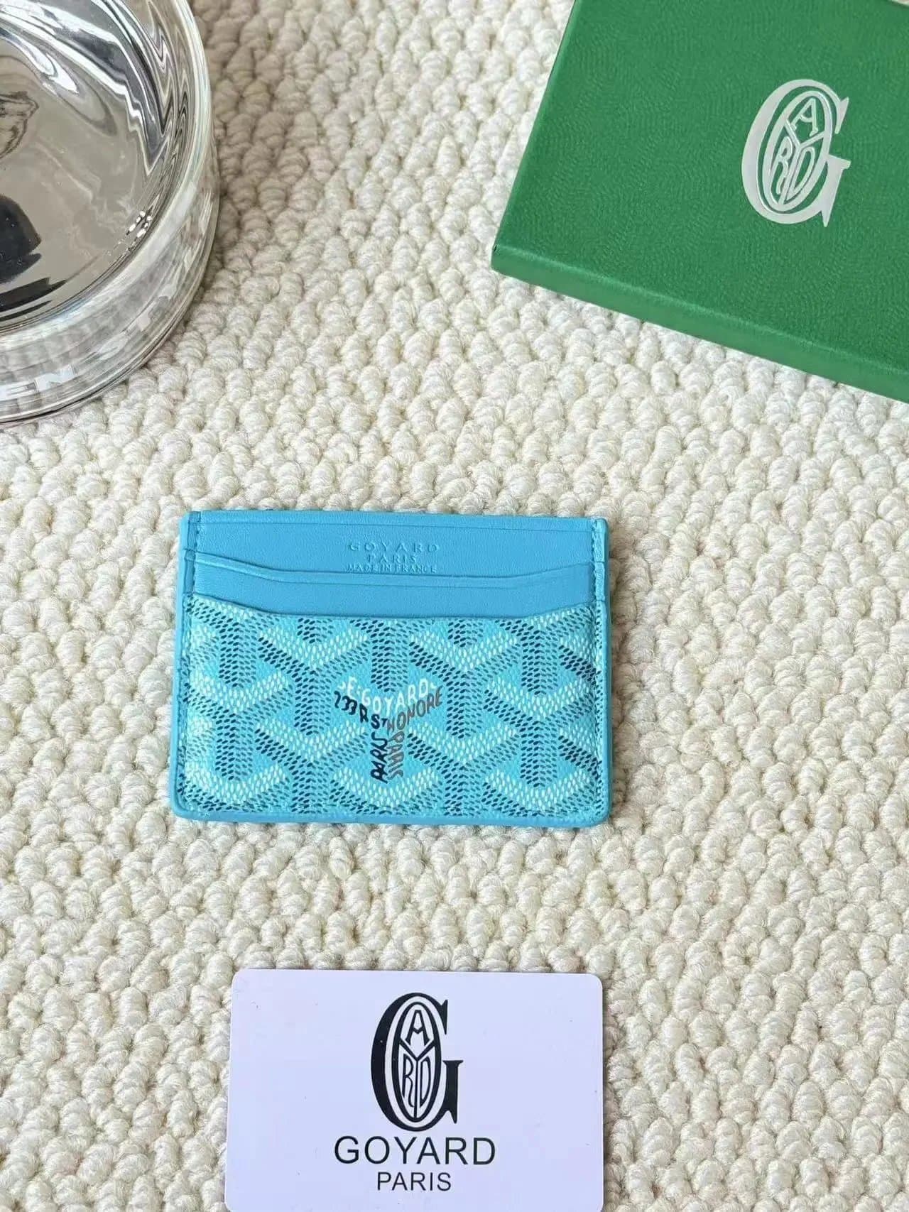 Goyard Card Holder Goyardine Canvas