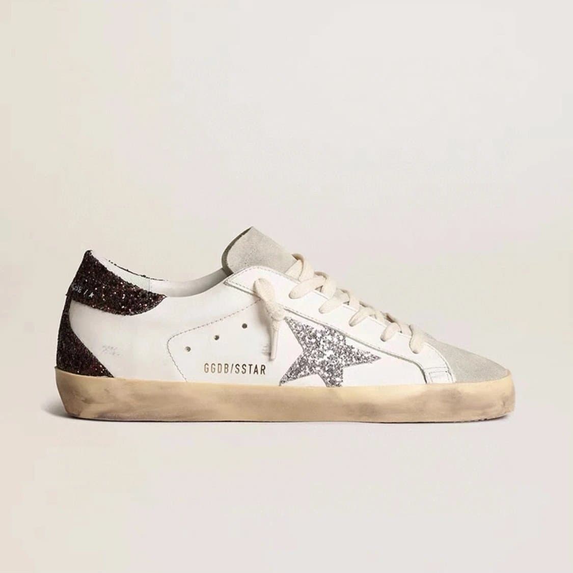 Golden Goose Superstar Glitter Heel — 9