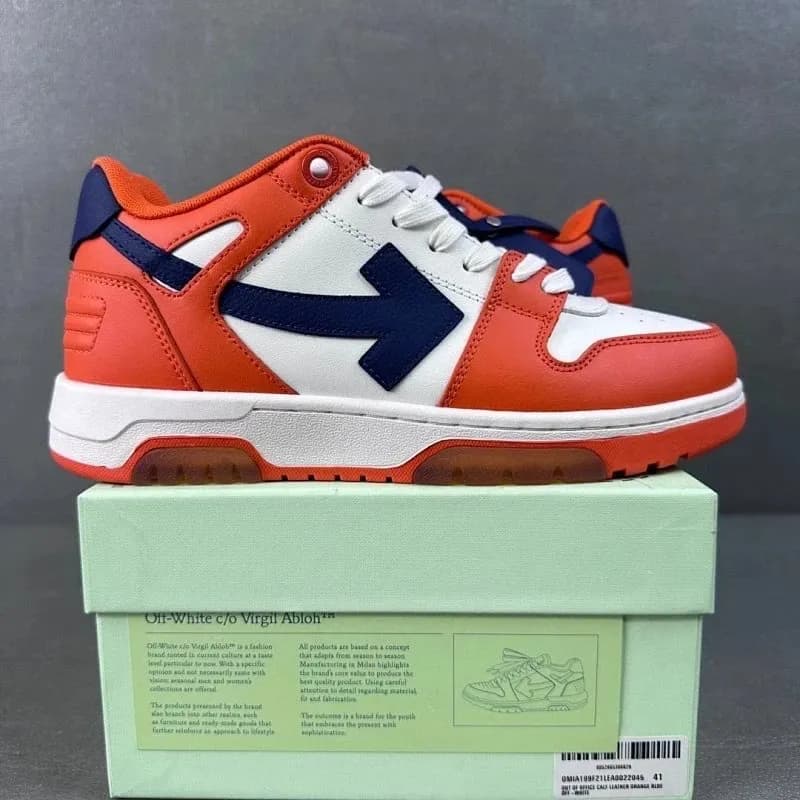 Off-White Virgil Abloh Light Blue Navy — 白橙 F21 22045