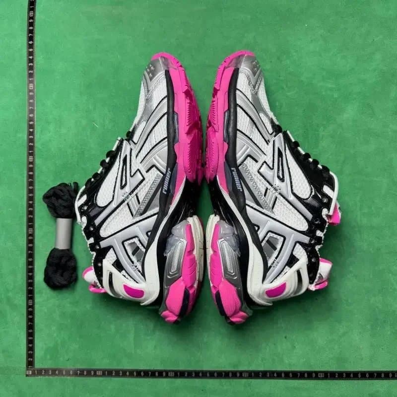 Balenciaga Triple S Black Orange Grey — 6号银玫红W9155