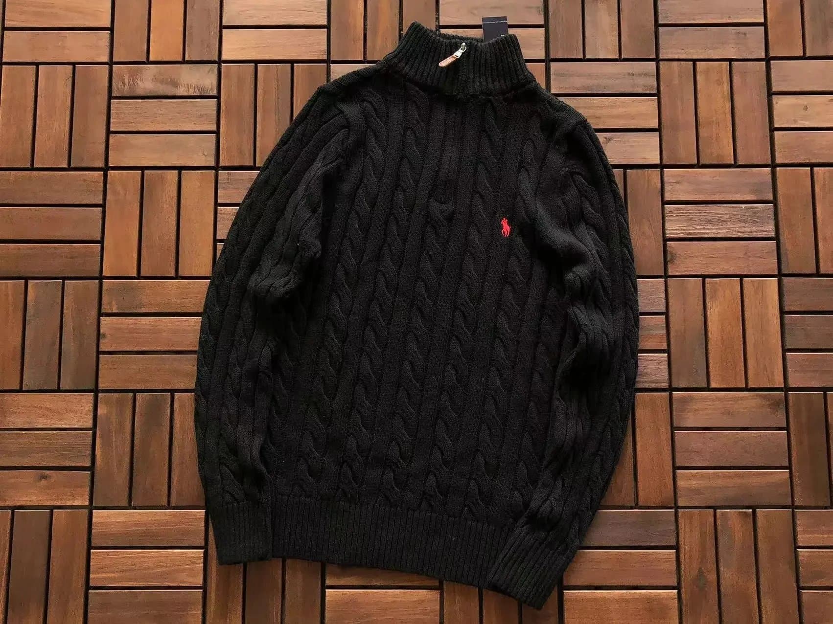 Polo Ralph Lauren Cable Knit Half-Zip Sweater Classic Cable — 27