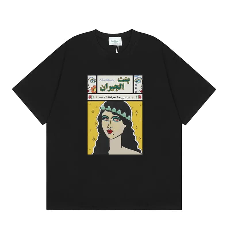 Casablanca Casa Blanca Graphic Tee Archway Print — 64黑色