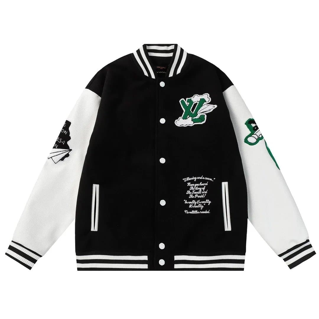 Louis Vuitton × Gallery Dept. Varsity Jacket Embroidered Monogram — 16