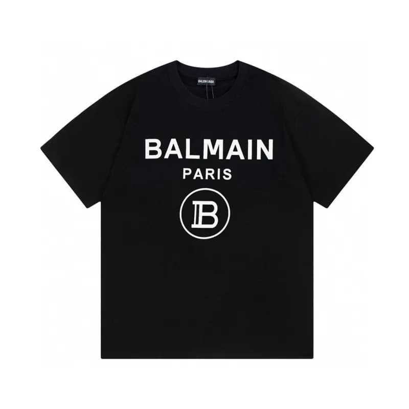 Balmain Logo T-Shirt Bold Logo