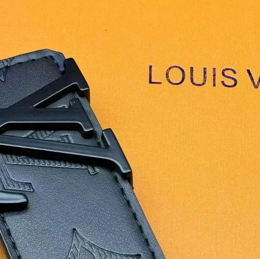 Louis Vuitton LV Belt Monogram Empreinte — 大花黑黑扣