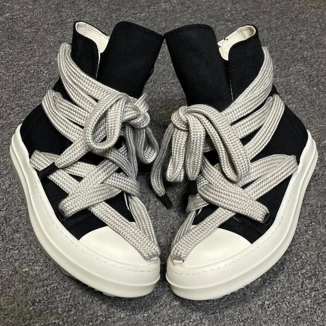 Rick Owens Combat Strike Canvas Canvas — GZ版本 RO · 布面五芒星系带