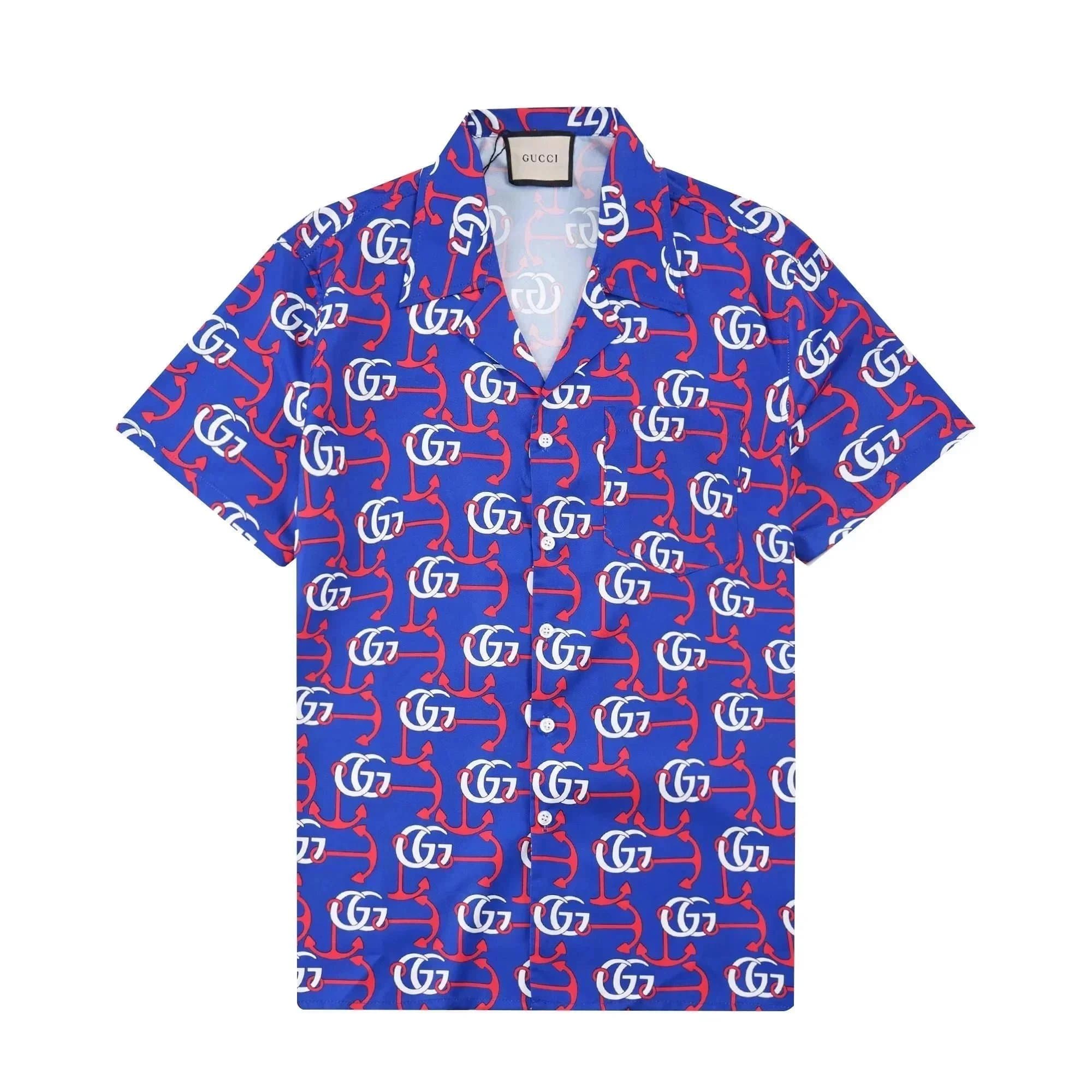 Amiri Camp Shirt Diamond Star Print — 5