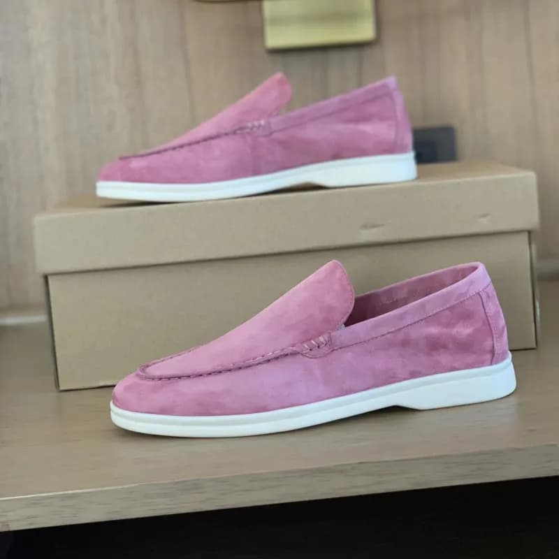 Gucci Loafer Suede — 浅紫色