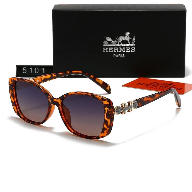 Hermès Square Sunglasses Gradient Lens — 5101-E