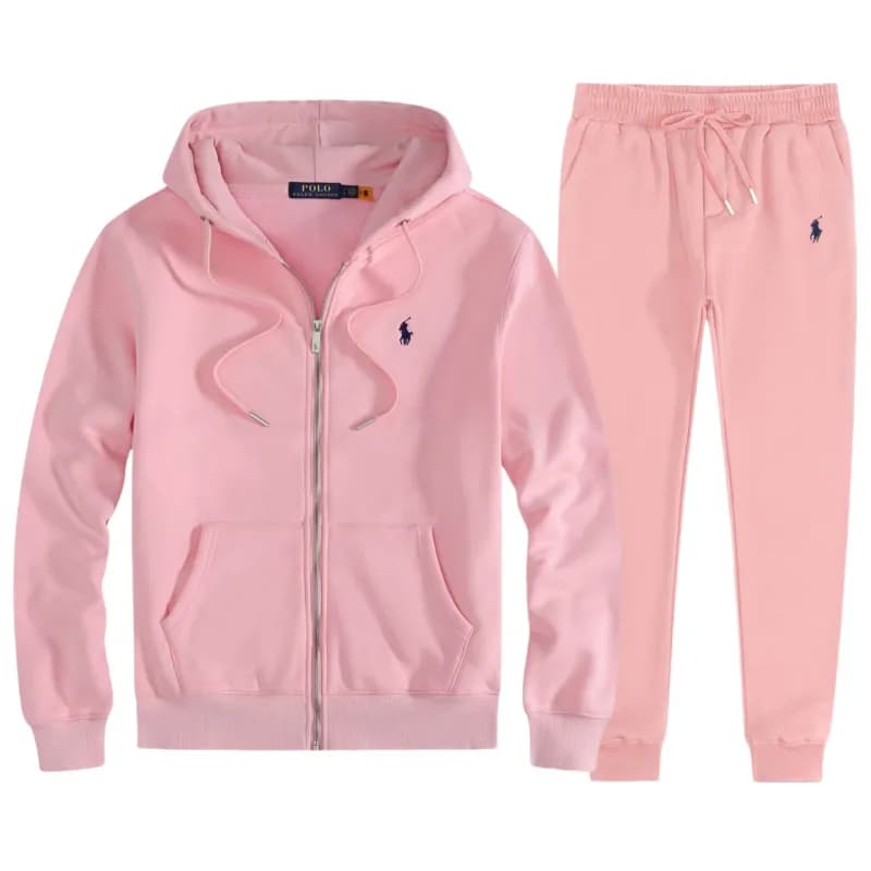 Polo Ralph Lauren Hoodie and Joggers Set Pastel Pink