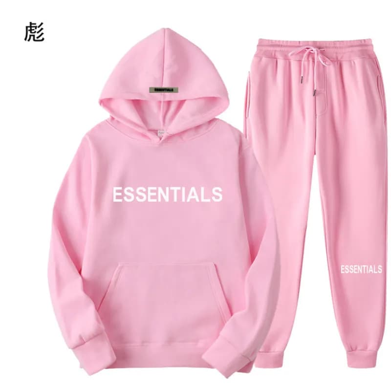 Fear of God Essentials Hoodie and Joggers Set Essentials Logo — 7