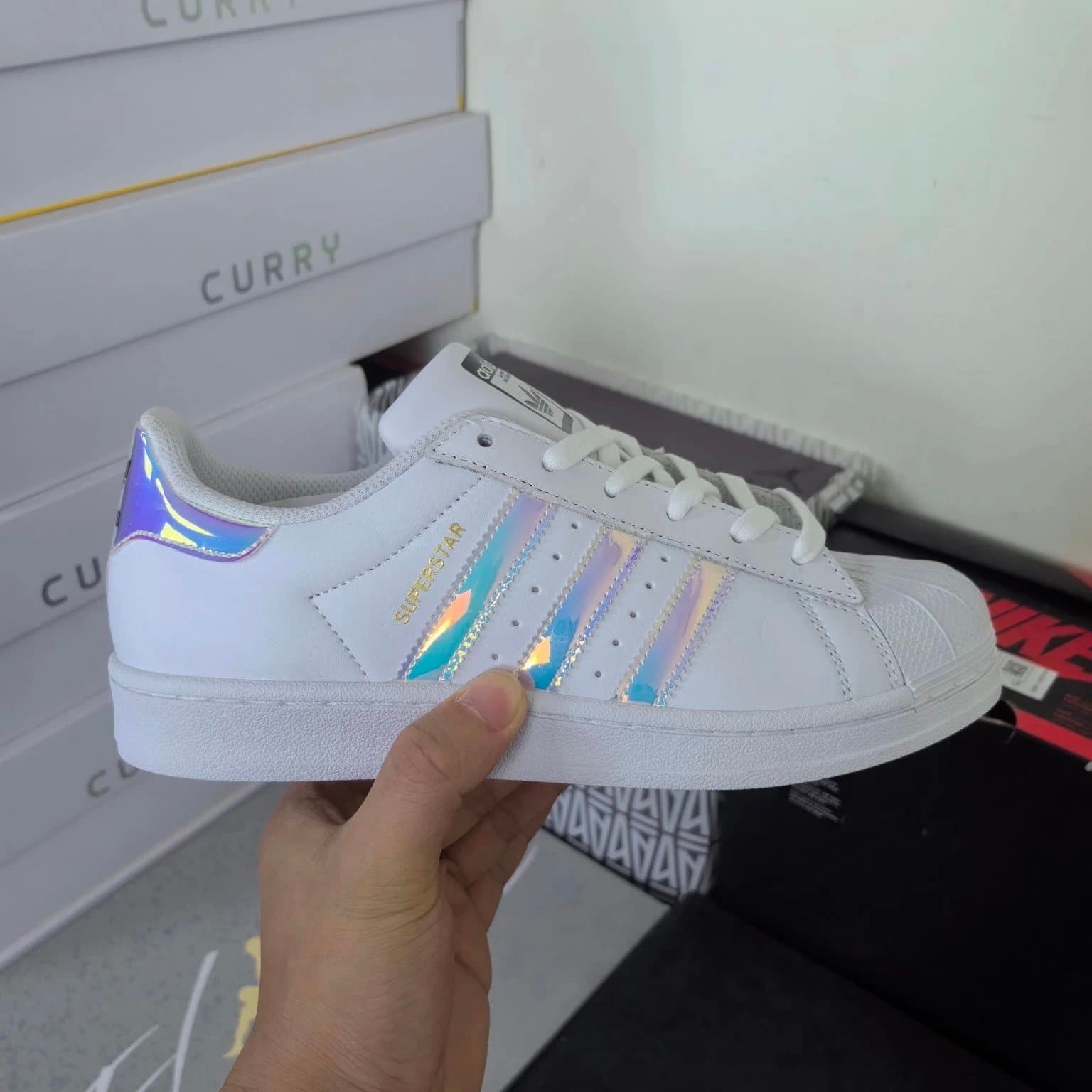 Adidas × Louis Vuitton Superstar LV Monogram — 高版本 镭射