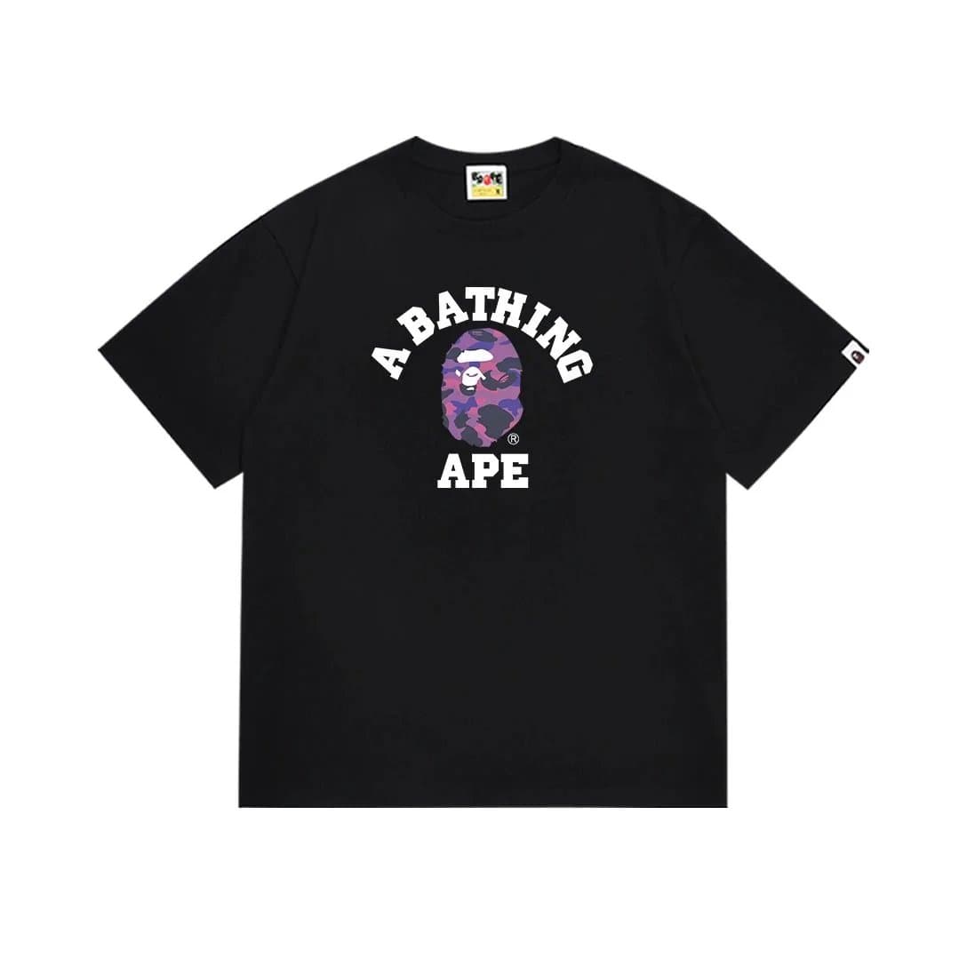 BAPE Ape Head Tee White Logo — 162黑色
