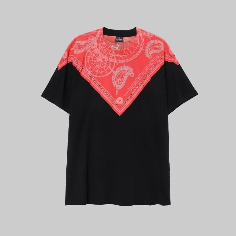 Balenciaga Bandana Print T-Shirt Paisley Bandana Panel