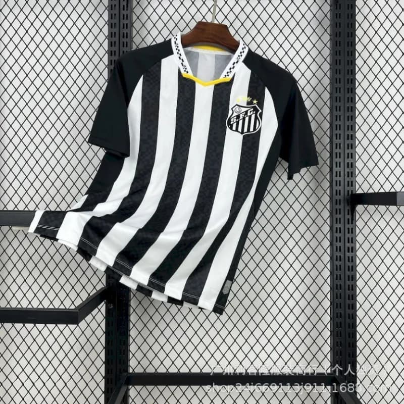 Adidas Santos FC Home Jersey 2023-24 Striped