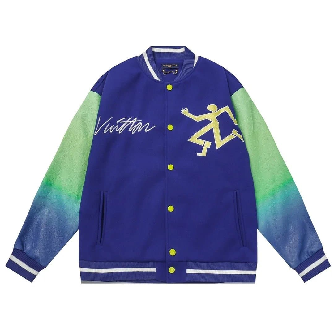 Louis Vuitton × Gallery Dept. Varsity Jacket Embroidered Monogram — 02