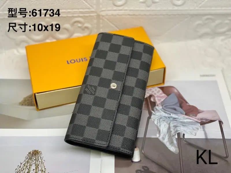 Louis Vuitton Long Wallet Damier Graphite