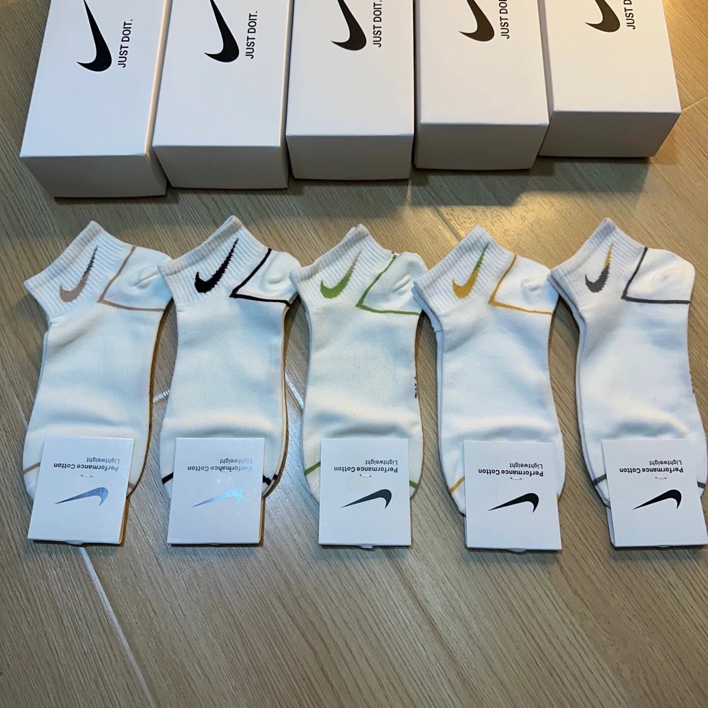 Nike Swoosh Crew Socks Multi-Color Pack — 26