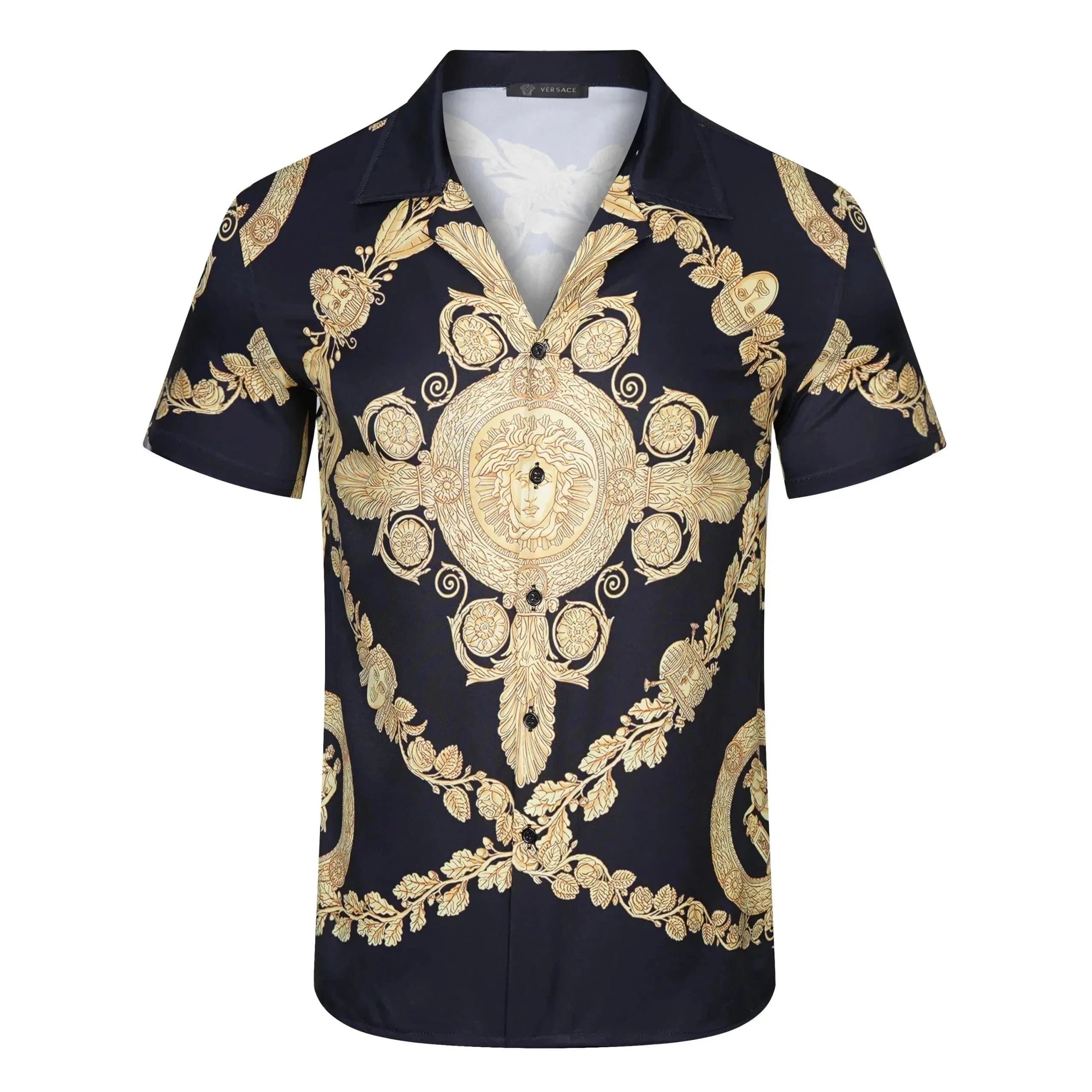 Amiri Camp Shirt Diamond Star Print — 20