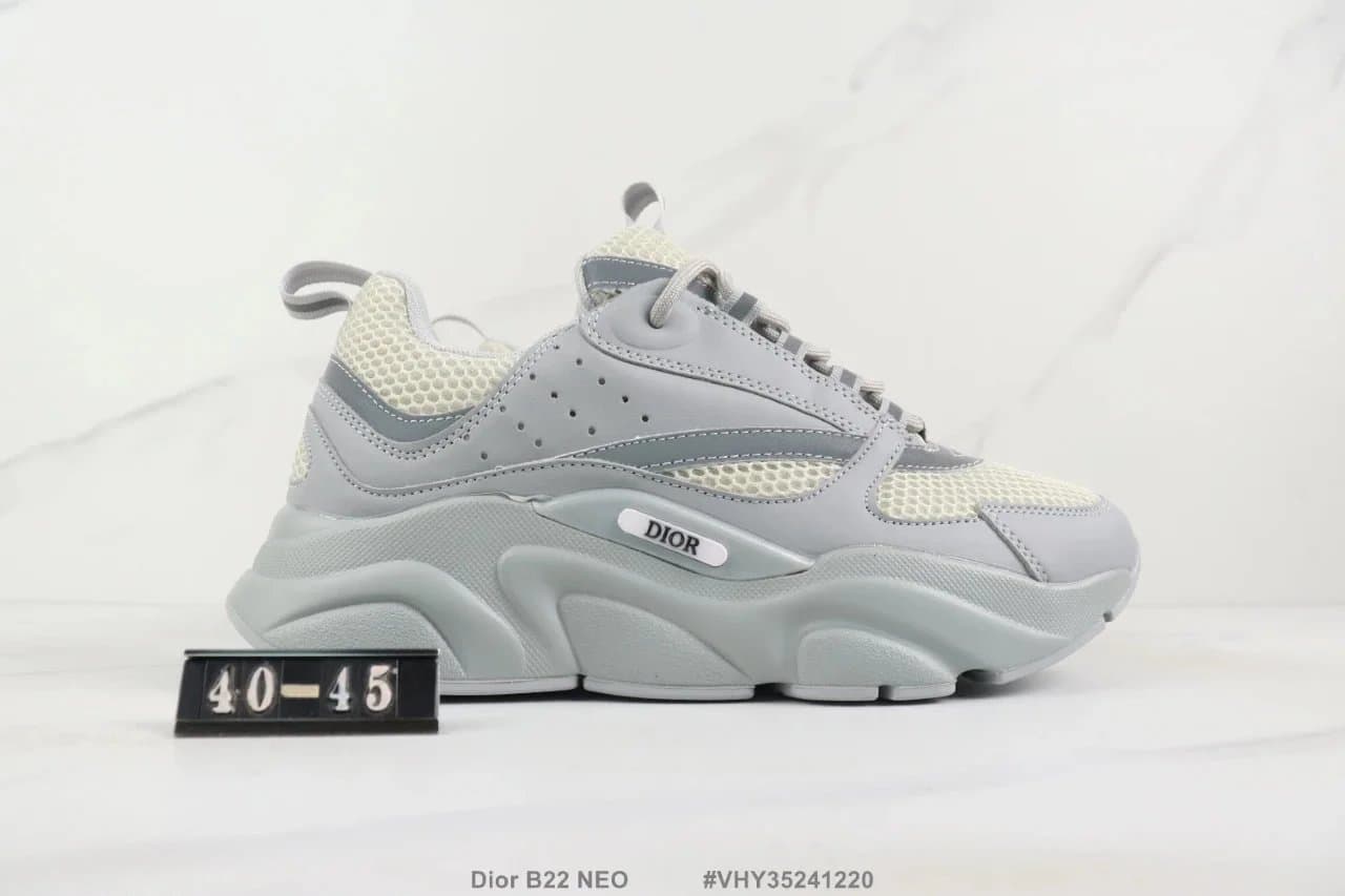 Dior B22 NEO White Black Grey — 12