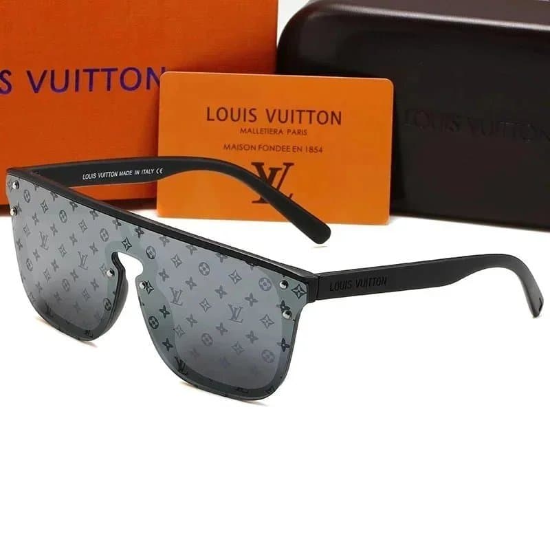 Louis Vuitton Square Sunglasses LV Logo Detail — 2230-4