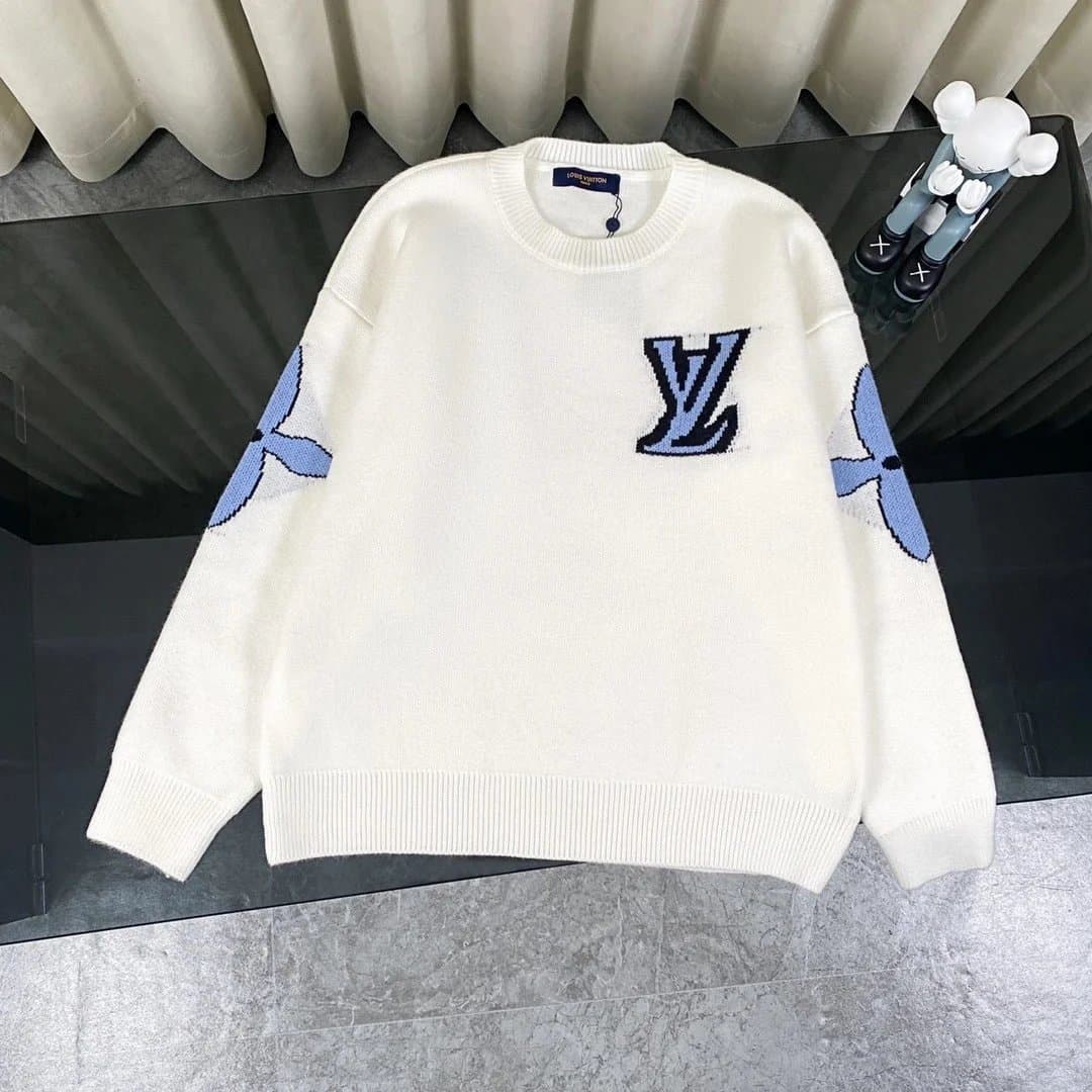 Louis Vuitton Monogram Knit Cardigan Striped Intarsia — LV 10