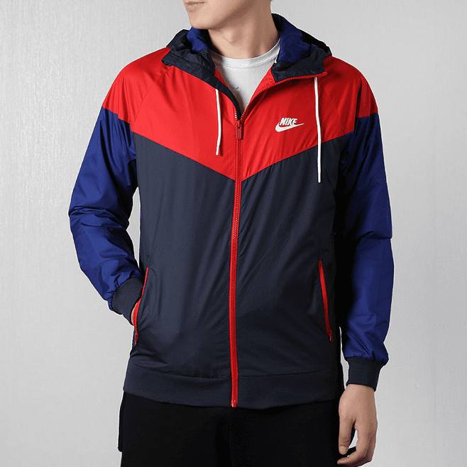 Nike Windrunner Jacket & Joggers Set Black — 33