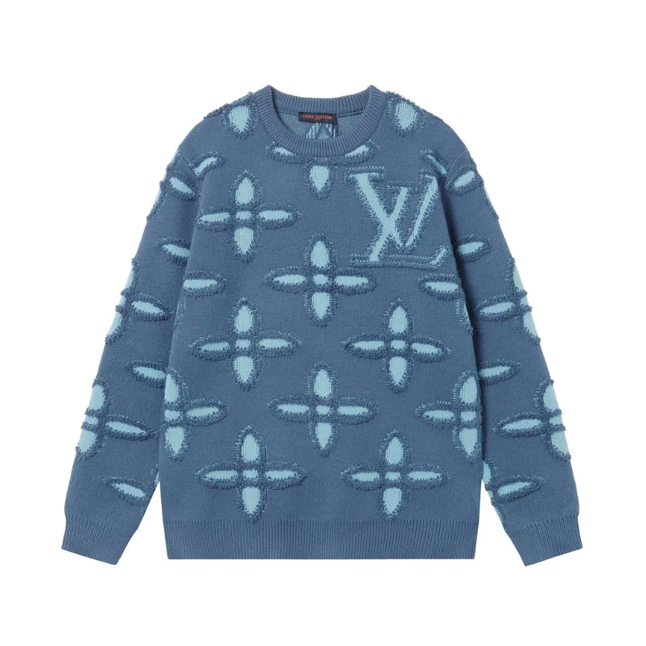 Gucci GG Knit Sweater Monogram Intarsia — CPZC-014