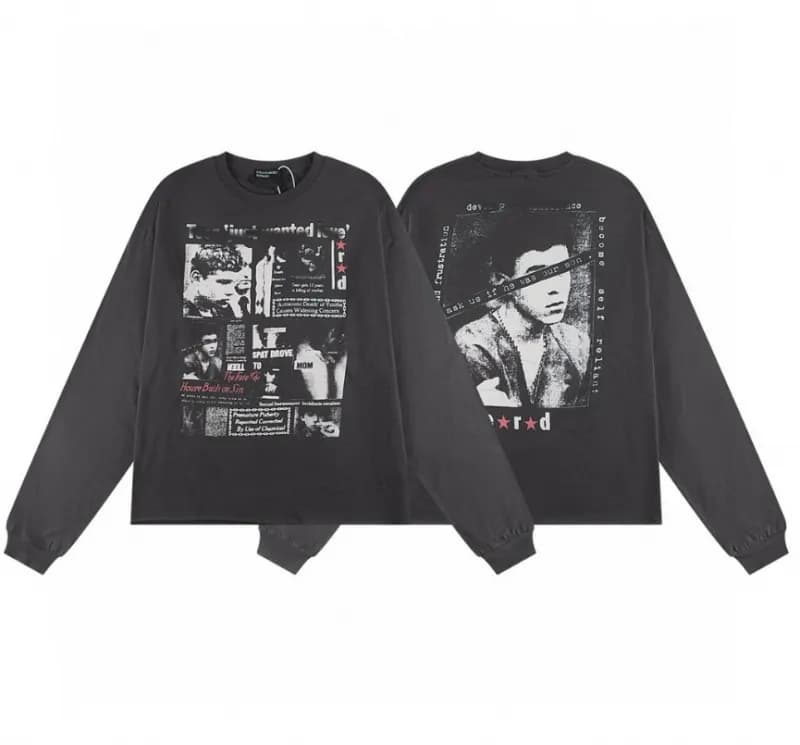 Supreme Graphic T-Shirt Split Book Print — 8747