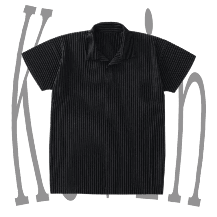 Issey Miyake Pleats Please Polo Ribbed Knit