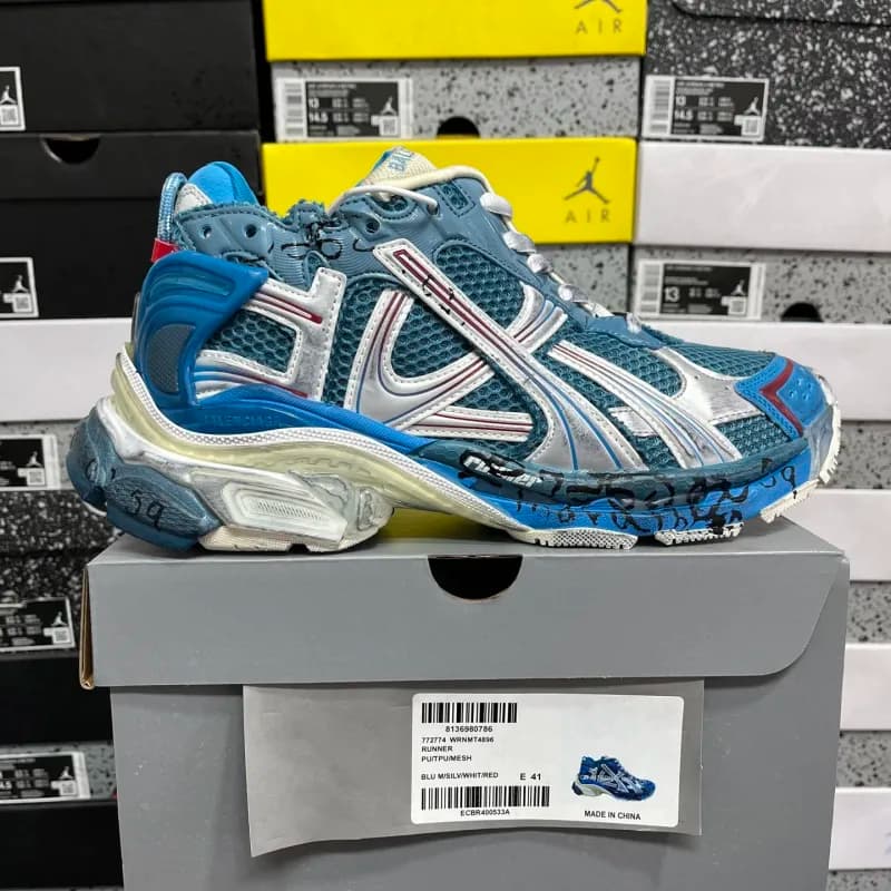 Asics Gel-1130 Blu Misilvwhit/Red