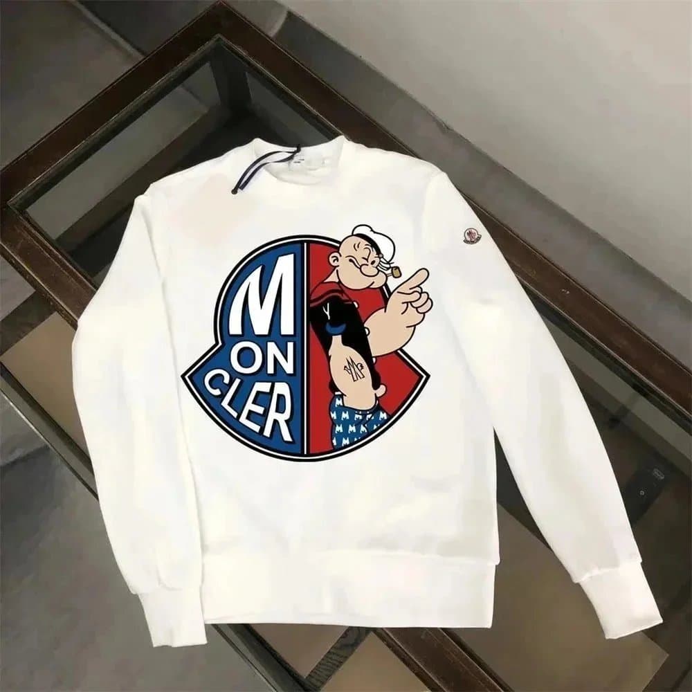 Moncler Hooded Sweatshirt Logo Patch — MK-12