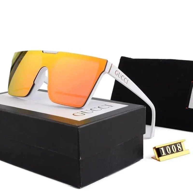 Gucci Square Sunglasses Gradient Lens — 060103010-2