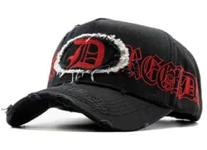 Chrome Hearts Snapback Cap Crystal Joker Embroidery — D05