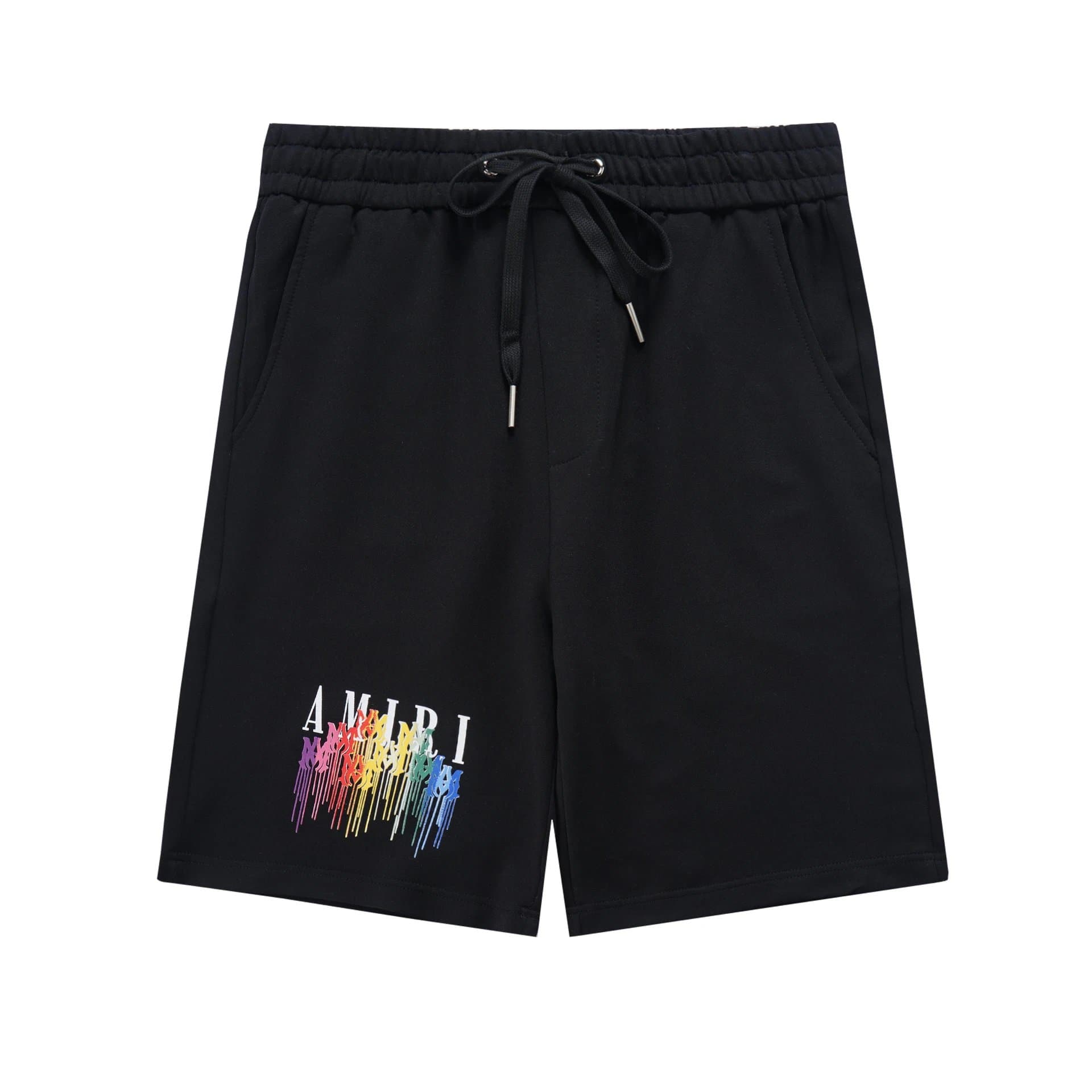 Palm Angels Embroidered Bear Shorts White with Bear Logo — 690黑色