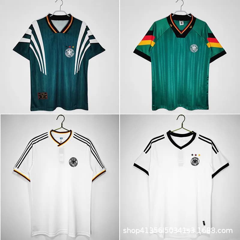 Adidas Germany National Team Jersey 1990 World Cup Home & Away