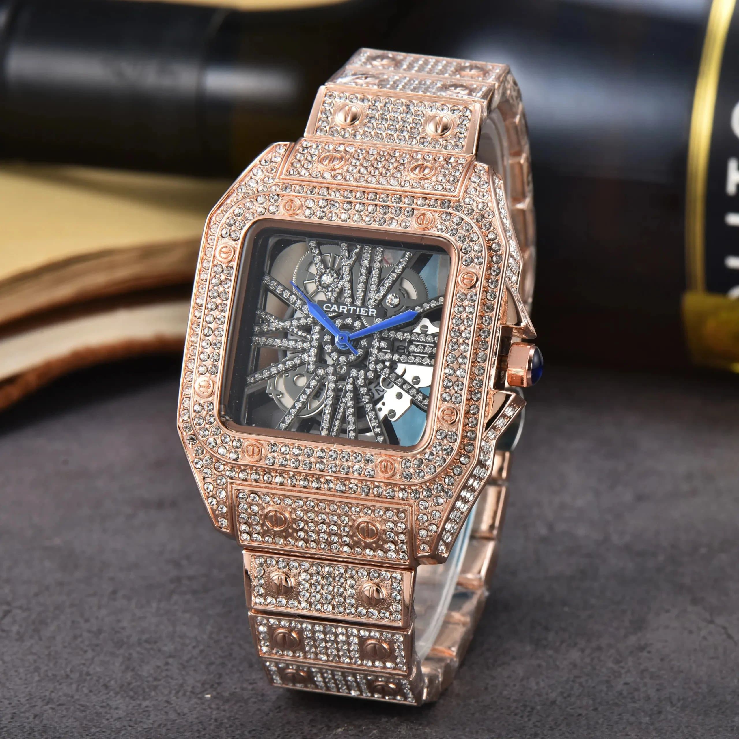 Cartier Santos Chronograph Moon Phase — 33
