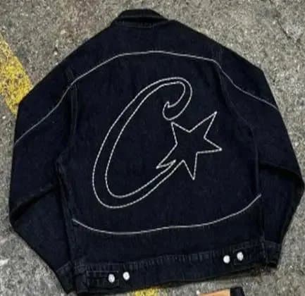 Corteiz Cargo Pants Logo Patch — 黑色夹克