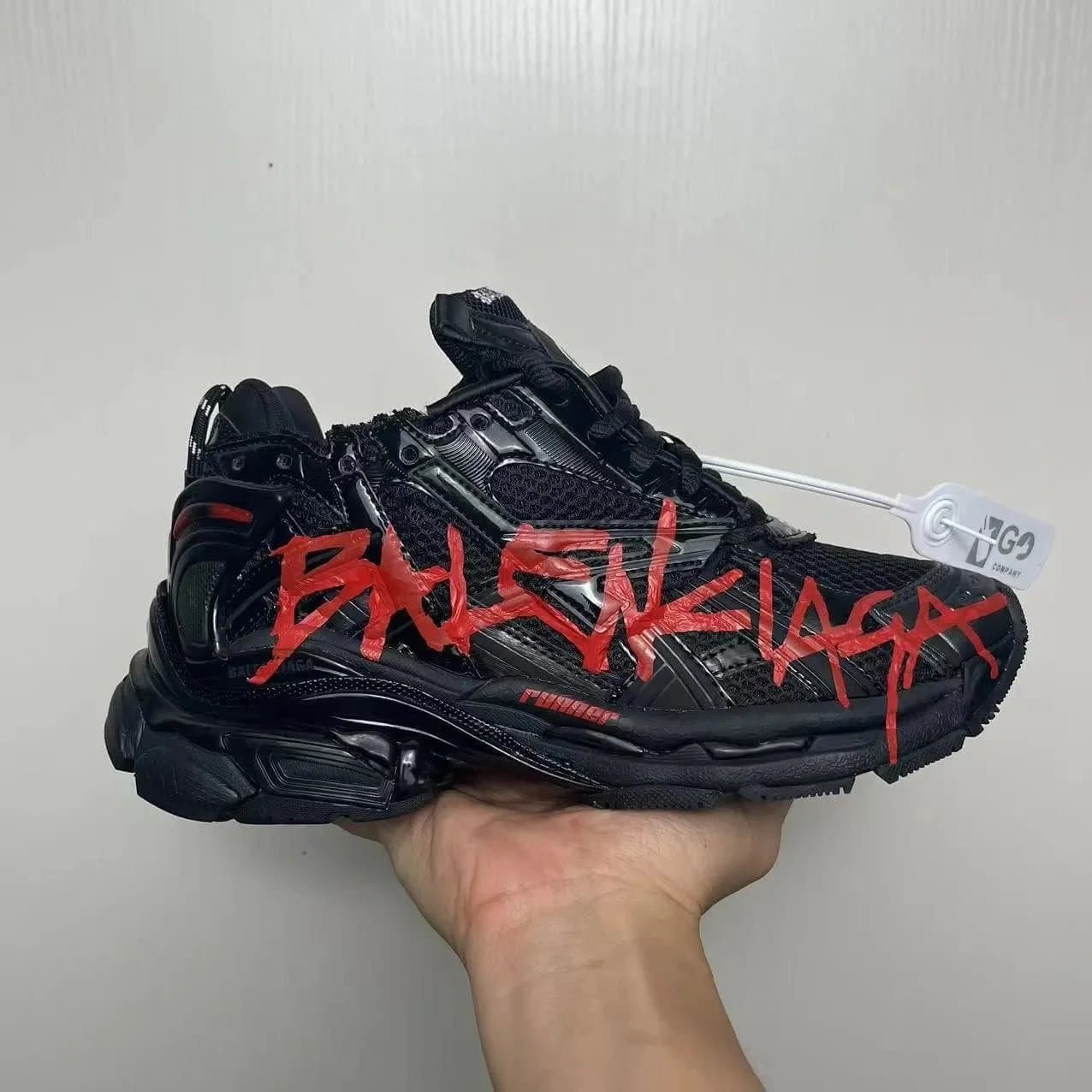 Balenciaga Speed Trainer White Blue — 14
