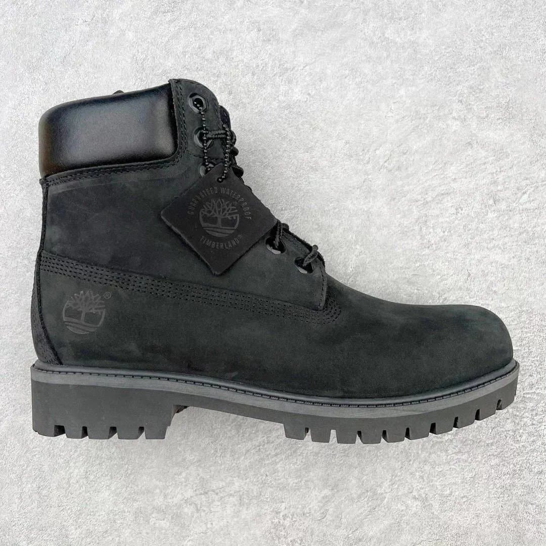 Timberland Premium Boot Black/Green — 中山原厂 添柏岚 黑高