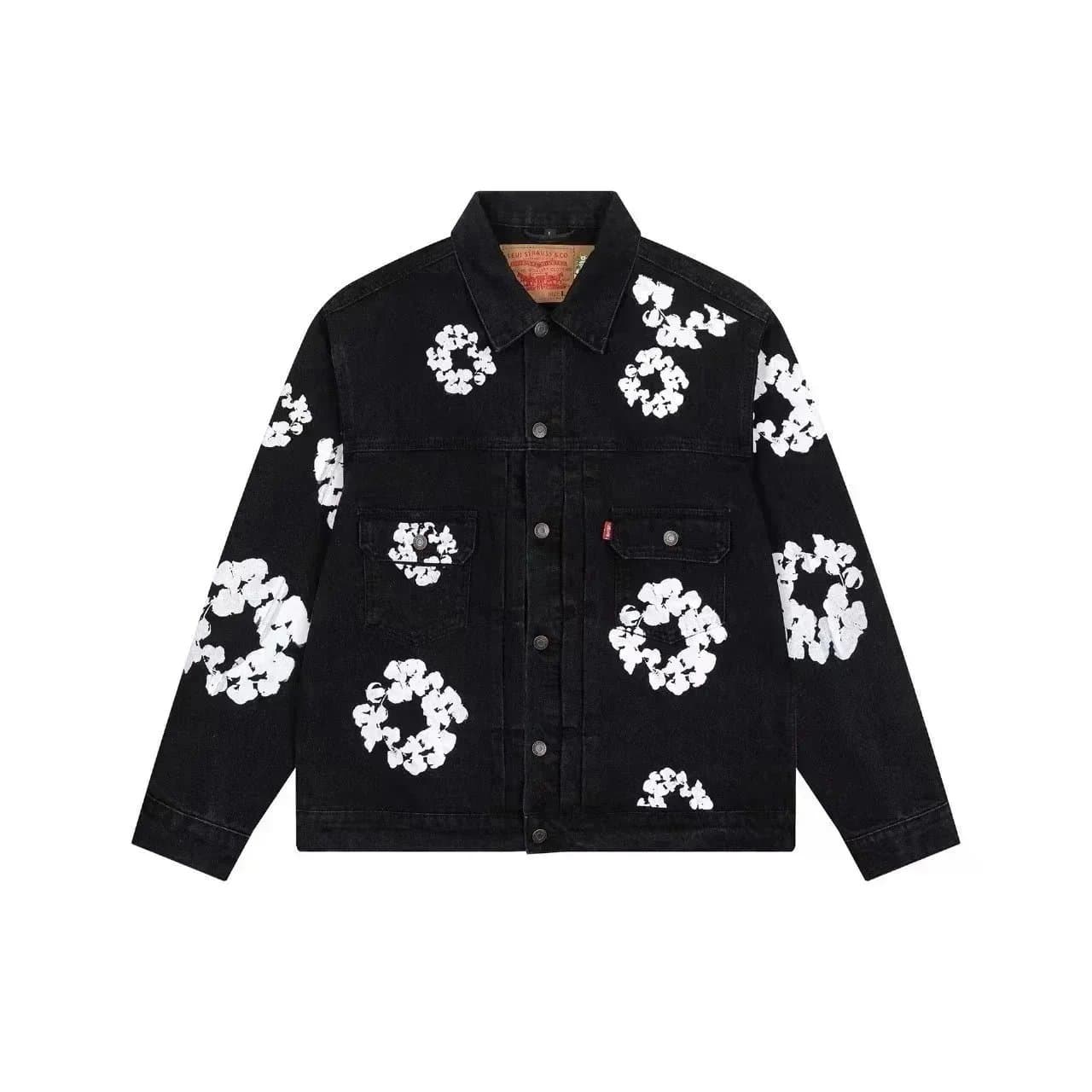 Levi's Denim Shorts Floral Print — BB010630007(高质量版本)